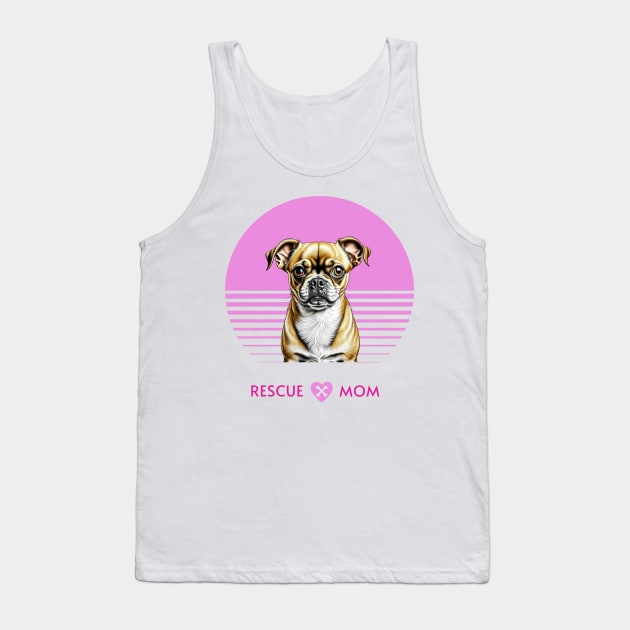 Rescue Mom - adopted Dog Tank Top by Mugs and threads by Paul